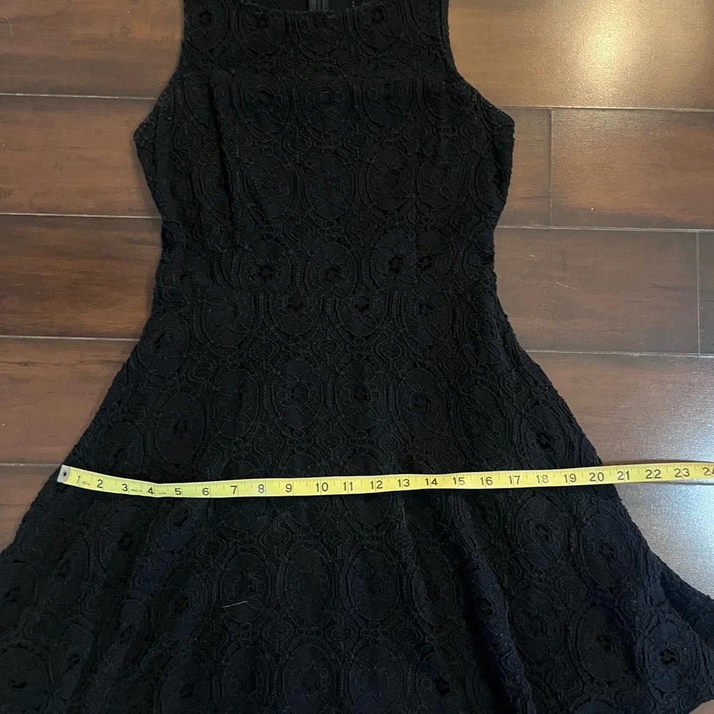 BB Dakota Black Lace Skater Mini Dress Size Small